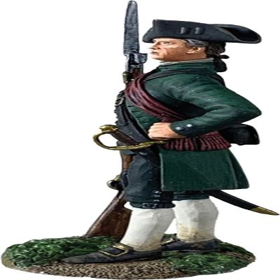 W. Britain American Revolution 16107 Colonial American Major John Buttrick Massachusetts Minuteman 1775 Metal 1:30 Scale