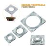 1pc Heavy Duty Rotating Turntable Swivel 3 Types Turntable Plate Desk Rotating Display Stand Furniture Hardware Industrial Bearing (Size : 6inch) view 2