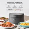 CUCKOO Micom Rice Cooker 6-Cup Uncooked / 12-Cup Cooked with Nonstick Inner Pot, Versatile Rice Maker with 9 Menu Options, Fuzzy Logic Technology, Auto Clean, Quick Rice Mode, Gray (CR-0675FG) view 2
