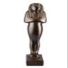 Ancient Egyptian statue Horus Ushabti as a Falcon God of Sky heavy black Egyptian Art made in Egypt. view 1