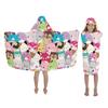Squishmallows Kids Bath/Pool/Beach Soft Cotton Terry Hooded Towel Wrap, 24 in x 50 in, By Franco view 1