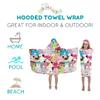 Squishmallows Kids Bath/Pool/Beach Soft Cotton Terry Hooded Towel Wrap, 24 in x 50 in, By Franco view 3