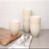 10 Strawberry Street Two Tone Coupe 5.5/24 Oz. Cereal Bowl Set Of 6, Gray/White view 2