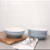 10 Strawberry Street Two Tone Coupe 10.5 Dinner Plate Set Of 6, Blue/White view 2