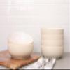 10 Strawberry Street Two Tone Coupe 8.5/36 Oz. Dinner Bowl Set Of 6, Gray/White view 2