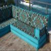 arabicsofa Light Blue Floor Sofa Seating Set, L Shape Set, Oriental Floor Seating, Floor Cushions, Sectional Sofa, Arabic Majlis, Arabic Jalsa (L Sofa Only, 8'' Thickness (20 cm)) view 4