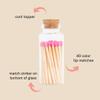 Decorative Matches in Medium Corked Vial | Case of 2 (Baby Blue) view 3