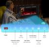 Oxhark Flame 36inch Electric Fireplace in Wall Recessed and Wall Mounted Fireplace Electric, 13 Flame Colors, Realistic Logs &Crystals Fuel Bed, Adjustable Temperature and Timer,750W/1500W, Black view 4