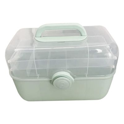 Hemoton Medicine Storage Box for Family Large Multi-layer Organizer for and First Aid Supplies Soft