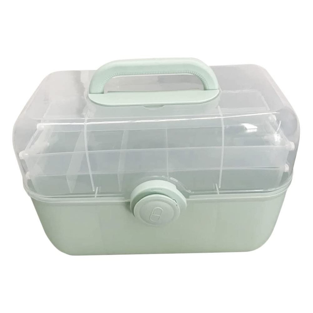 Hemoton Medicine Storage Box for Family Large Multi-layer Organizer for and First Aid Supplies Soft