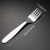 VANRA Premium 18/8 Stainless Steel Children's Cutlery - 5.8-inch Kids Dinner Forks, 4 Pieces Silverware Flatware Utensil Set for Home & School view 2