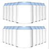 PartyPrints 1000 Pack White Blank Can Cooler Sleeves, Customizable Bulk Sublimation Can Coolers, Extra-Thick Collapsible Drink Insulator Sleeve, Beer Can Coolers for Party Beverages view 1