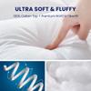 SLEEP ZONE Full Size Cotton Mattress Pad, Soft Fluffy Cotton Top Mattress Topper, Machine Washable Mattress Protector Cover Fits 8-21 inch Deep Pocket, Full view 3