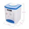 White and Blue Table Top Water-Cooled Drinking Machine, 550 W Hot and Cold Water Dispenser, 110 V / 60 HZ Electric Water Dispenser Can Put Different Sizes of Buckets view 2