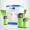White and Blue Table Top Water-Cooled Drinking Machine, 550 W Hot and Cold Water Dispenser, 110 V / 60 HZ Electric Water Dispenser Can Put Different Sizes of Buckets view 3