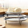 1pc Steamer Stainless Steel 18-30cm Rack Insert Stock Pot Steaming Tray Stand Cookware Tool Bread Tray Kitchenware Cooking Tools (Size : 18 18 18) view 4