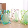 2pcs Dishcloth Towel Rack Trash Bag Lawn Bag Holder Rubbish Bag Stand Clothes Hanging Rack Stand Leaf Bag Holder Shelf Bracket Trash Can Rubbish Hanging Rack Frame Fold view 3