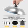 1pc Pot Cover Unique Design Cooking Lid for Pots Pans Skillets Knob for Daily Cooking and Steam Release view 4