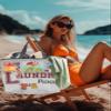 The Laundry Room Beach Tote Bag for Women, Simple White Laundry Routine Mesh Beach Bags Waterproof Sandproof, Outdoor Picnic Swim Pool Handbag - Large Beach Bag with Zipper and Pockets view 3