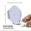 Retractable Clothesline - Portable Heavy Duty Indoor and Outdoor Washing Line - 40 Feet PVC Retracting Clothes Line with Wall Mount Hang The Wet Dry Clothing Laundry - Easy Installation (White) view 3