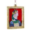 Cody Foster & Co - Bust De Femme Painting Blown Glass Ornament view 1