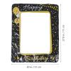 LUOZZY Inflatable Photo Frame Happy Birthday Photo Booth Props Inflatable Selfie Frame Party Decor Favor Supplies - 20Inx27.9In view 2
