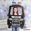 Personalized Police Car Photo Booth Frame - Policeman Party Photo Prop - Custom Police Photo Booth (PVC Frame) view 2