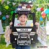 Personalized Police Car Photo Booth Frame - Policeman Party Photo Prop - Custom Police Photo Booth (PVC Frame) view 3