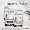 Personalized Ambulance Photo Booth Frame - Nurse Graduation Party Photo Prop - Custom Paramedic Photo Booth (PVC Frame) view 4