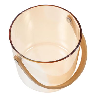 LIFKOME 1pc Glass Wine Basket Resistant to Instant Temperature Difference Storage Basket for Fruit Bread Candies Portable Elegant