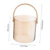 LIFKOME 1pc Glass Wine Basket Resistant to Instant Temperature Difference Storage Basket for Fruit Bread Candies Portable Elegant view 2