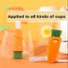 YOSOIND Cup Lid Brush,3 in 1 Cup Lid Cleaning Brush,Multipurpose Bottle Cleaning Brush Set Mini Cleaner Home Kitchen Washing Tool view 2