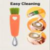 YOSOIND Cup Lid Brush,3 in 1 Cup Lid Cleaning Brush,Multipurpose Bottle Cleaning Brush Set Mini Cleaner Home Kitchen Washing Tool view 3