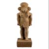 Ancient Egyptian Statue of Goddess Khnum heavy stone. Khnum was God of the Nile and fertility in form of Ram. made in Egypt view 1