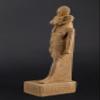 Ancient Egyptian Statue of Goddess Khnum heavy stone. Khnum was God of the Nile and fertility in form of Ram. made in Egypt view 3
