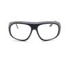 ATTENUTECH Large Fitover Radiation Safety Glasses in Black with .75mm Pb Leaded Lenses and .50mm Pb Leaded Side Shields view 2