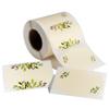 MONEST Waterproof & Oil Resistant Jar & Lid Stickers - Pantry/Canning, Spice & Bottle Labels (Floral 3x2) view 1