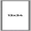 13x34 Frame Blue Kingsley Pewter Solid Wood Picture Frame Width 0.75 Inches |Interior Depth 0.5 Inches | Kingsley Pewter Frame with UV Acrylic, Foam Board Backing & Hanging Hardware view 1