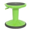 EMMA + OLIVER Saylor Active Motion Stool for Kids - Green Polypropylene Construction - Non-Slip Weighted Rubber Bottom - Pneumatic Seat Height Adjustment view 4