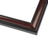 10x15 Brown Real Wood Picture Frame Width 1.25 Inches | Interior Frame Depth 0.5 Inches | Garrin Brown Traditional Photo Frame Complete with UV Acrylic, Foam Board Backing & Hanging Hardware view 3