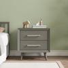 Child Craft Cranbrook 2 Drawer Nightstand for Nursery or Bedroom, Large Storage Drawers, Made of Sturdy Pinewood, Non-Toxic, Baby Safe Finish (Lunar Gray) view 2