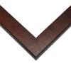 12x15 Shadow Box Brown Mahogany Veneer Solid Wood Display Frame | 1.375 Inch Moulding Width | 1 Inch Rabbet Depth | Complete with UV Acrylic Plexiglass, Backing & Hanging Hardware view 3