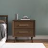 Child Craft Cranbrook 2 Drawer Nightstand for Nursery or Bedroom, Large Storage Drawers, Made of Sturdy Pinewood, Non-Toxic, Baby Safe Finish (Toasted Chestnut) view 2