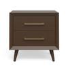 Child Craft Cranbrook 2 Drawer Nightstand for Nursery or Bedroom, Large Storage Drawers, Made of Sturdy Pinewood, Non-Toxic, Baby Safe Finish (Toasted Chestnut) view 4