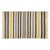 47th & Main Jute Fiber Woven Striped Rectangular Fringed Area Rug, 4' x 6', Patterned view 1