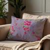 Decozen Throw Pillow Covers - Pack of 2 Decorative Floral Printed Cushion Covers for Home Decor Sofa Couch Chair Bed Living Room Bedroom Car Office Study Pillow Case Room Decor - Light Gray, 14x20 view 2