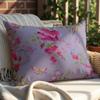 Decozen Throw Pillow Covers - Pack of 2 Decorative Floral Printed Cushion Covers for Home Decor Sofa Couch Chair Bed Living Room Bedroom Car Office Study Pillow Case Room Decor - Light Gray, 14x20 view 3