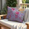 Decozen Throw Pillow Covers - Pack of 2 Decorative Floral Printed Cushion Covers for Home Decor Sofa Couch Chair Bed Living Room Bedroom Car Office Study Pillow Case Room Decor - Light Gray, 14x20 view 4