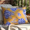 Decozen Throw Pillow Covers - Pack of 2 Decorative Floral Printed Cushion Covers for Home Decor Sofa Couch Chair Bed Living Room Bedroom Car Office Study Pillow Case Room Decor - Yellow, 14x20 view 3