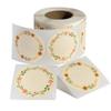 MONEST Waterproof & Oil Resistant Stickers for Jars & Lids | Pantry Labels | Mason Jar & Bottle Labels (Pink Flower) view 1